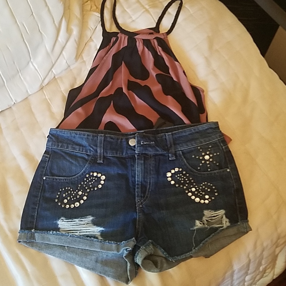 Guess jean shorts